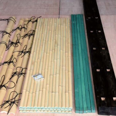 Bamboo edge - H Series - TAKEROKU Co.,Ltd - for homes / outdoor / beige
