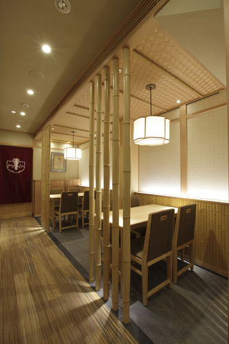 Fixed partition - A Series - TAKEROKU Co.,Ltd - wooden / commercial / residential