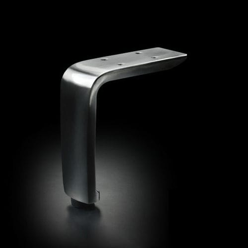 Aluminum furniture leg - CP072 - ZHUOKAI TECHNOLOGY - alloy / silver-colored / white