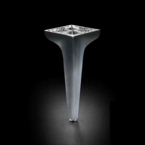 Aluminum furniture leg - CP078 - ZHUOKAI TECHNOLOGY - alloy / silver-colored / white