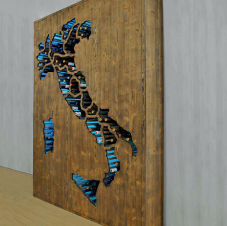 Free-standing wine rack - ITALIA - Bordini arredamenti - commercial