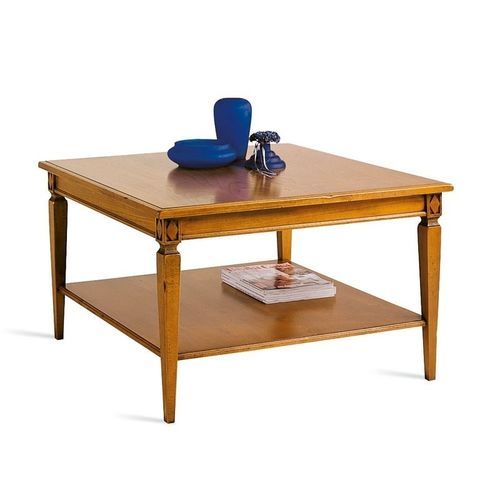 Directoire style coffee table - 3371 Villa Borghese - Bordini arredamenti - wood veneer / cherrywood / linden