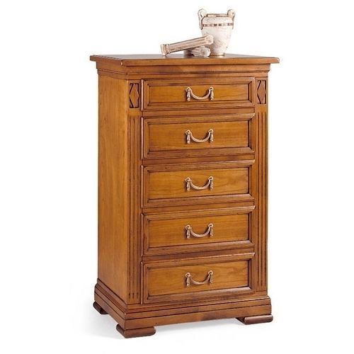 Directoire style chest of drawers - 5372 Villa Borghese - Bordini arredamenti - wood veneer / cherrywood / linden