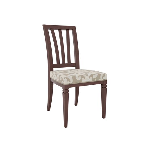Traditional chair - 1613 Vera - Bordini arredamenti - indoor / leather / wooden