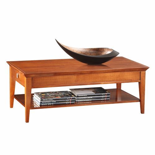 Traditional coffee table - 3408 Sophia - Bordini arredamenti - solid wood / wood veneer / cherrywood