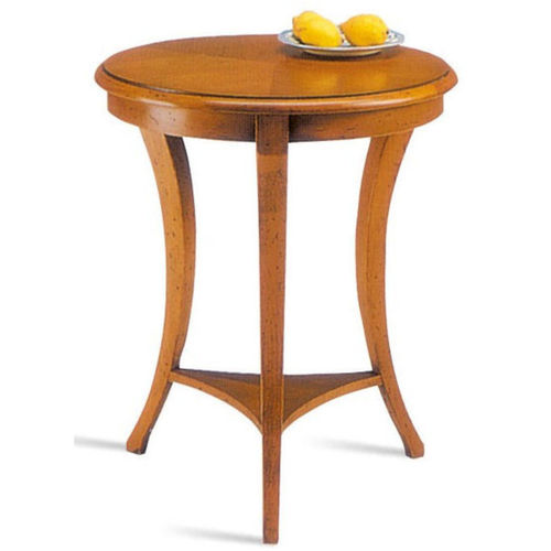 Traditional pedestal table - 3800 Sara - Bordini arredamenti - wooden / wooden base / round
