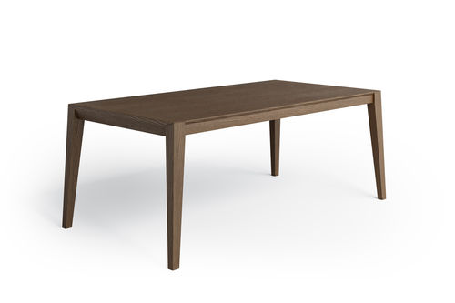 Contemporary dining table - 3466 GLORIA - Bordini arredamenti - solid wood / wood veneer / ash