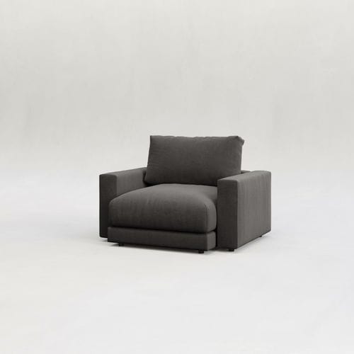 Contemporary armchair - Pummba Nimbus  - Nubba Spaces SL - Pummba - fabric / with footrest / with removable cover