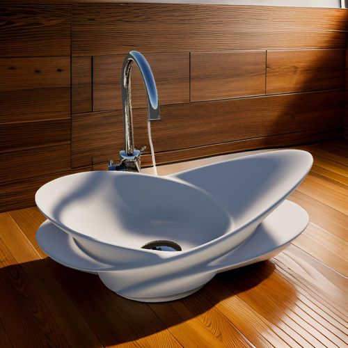 Countertop washbasin - BETELGEUSE - GUCH DESIGN - Solid Surface / luxury / handcrafted