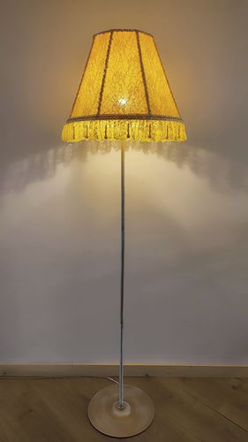 Floor-standing lamp - Berlin 14 - DelightLamps - metal / fabric / traditional