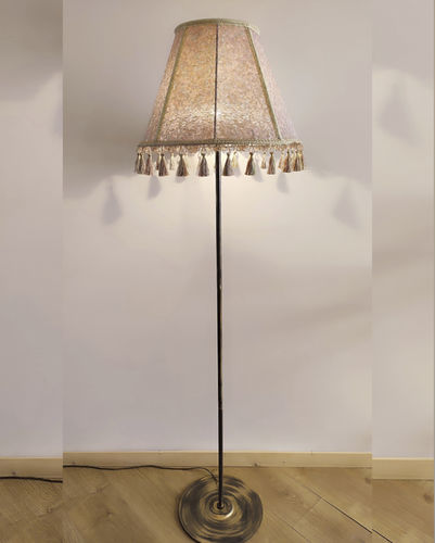 Floor-standing lamp - Vienna 03 - DelightLamps - metal / fabric / contemporary