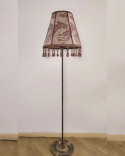 Floor-standing lamp - New Delhi 03 - DelightLamps - metal / fabric / Victorian