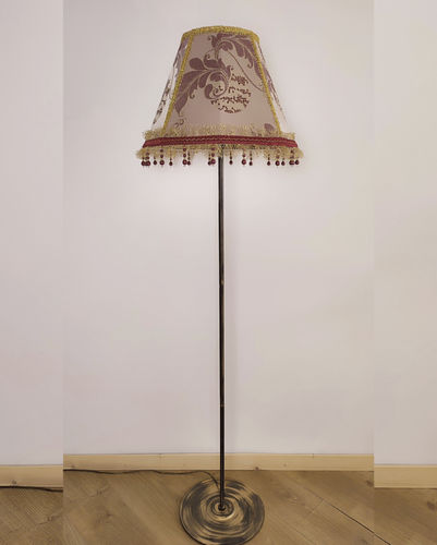 Floor-standing lamp - Vienna 08 - DelightLamps - metal / fabric / Victorian