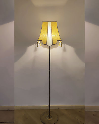 Floor-standing lamp - Seoul 02 - DelightLamps - metal / fabric / Art Deco