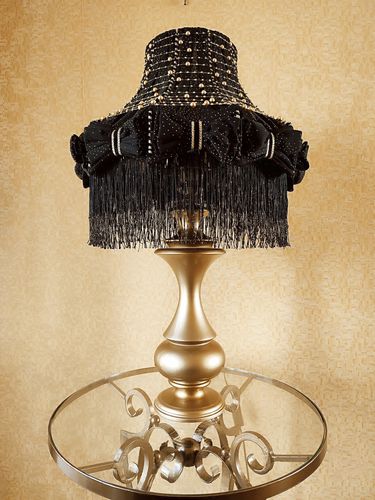 Table lamp - Bismarck 02 - DelightLamps - metal / fabric / traditional