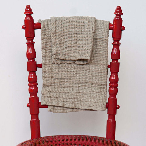 Linen bath linen - WAFFLE - dELENZO LINEN FROM EUROPE S.L - commercial / customizable