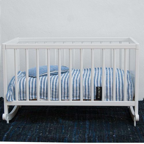Linen bed sheet - HANSEL MINI CRIB - dELENZO LINEN FROM EUROPE S.L - baby / washable