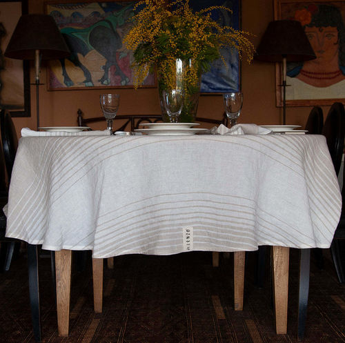 Linen tablecloth - ELISABETH - dELENZO LINEN FROM EUROPE S.L