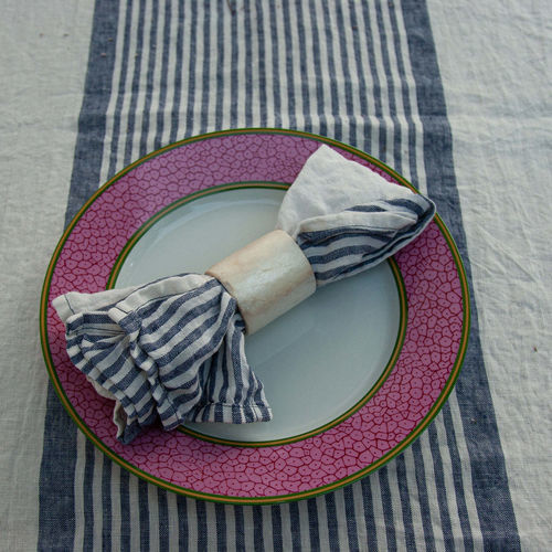 Linen napkin - TAORMINA - dELENZO LINEN FROM EUROPE S.L - striped / for special events / for gourmet restaurants