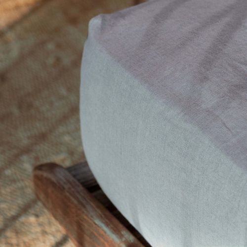 Linen bed sheet - SKY BLUE - dELENZO LINEN FROM EUROPE S.L - washable