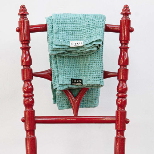 Linen bath linen - WATER GREEN - dELENZO LINEN FROM EUROPE S.L - commercial / for hotel / customizable