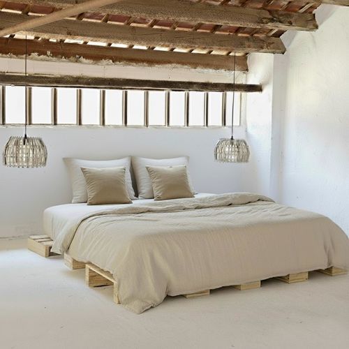 Linen bedding set - COMPLETE SET BEIG - dELENZO LINEN FROM EUROPE S.L