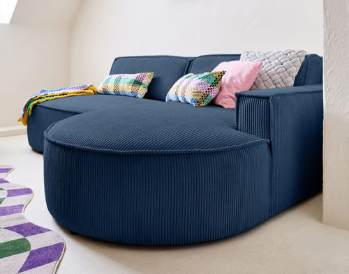 Corner sofa - SPIAGGIA : 2068B - Best Mobilier - contemporary / velvet / with armrests