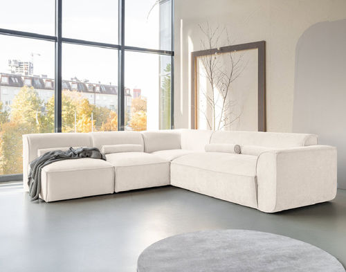Modular sofa - FELIX: 2788BEI - Best Mobilier - contemporary / fabric / with armrests