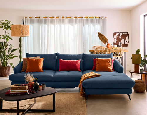 Corner sofa - NINON : 2857B - Best Mobilier - bed / contemporary / fabric