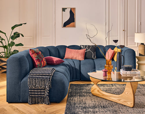 Modular sofa - DEBBIE: 2954B - Best Mobilier - contemporary / fabric / with armrests