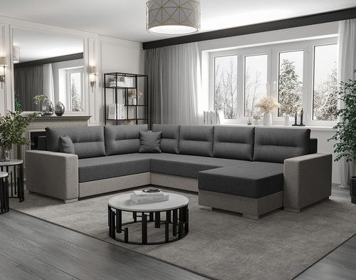 Corner sofa - LESLIE: 3288GF - Best Mobilier - bed / contemporary / fabric