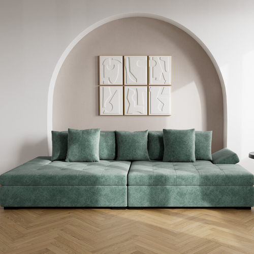 Contemporary sofa - VERMONT - Best Mobilier - living room / velvet / polyester