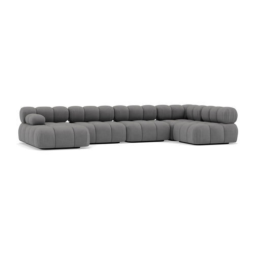 Modular sofa - RUBY - Best Mobilier - semicircular / contemporary / velvet
