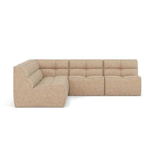 Modular sofa - ALYA - Best Mobilier - corner / contemporary / synthetic leather