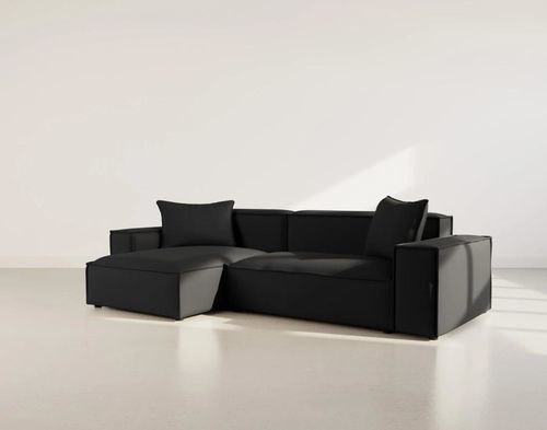 Corner sofa - ATLAS - Best Mobilier - contemporary / living room / velvet