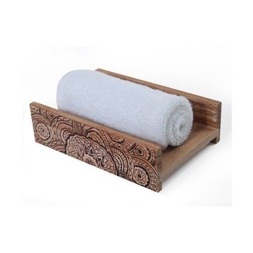 Towel rack with rods - TAB-07 - Beyond Menus - free-standing / wooden / for hotel