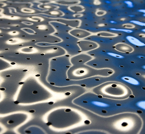 Interior wall-covering - dune XS - Fielitz - exterior / copper / steel