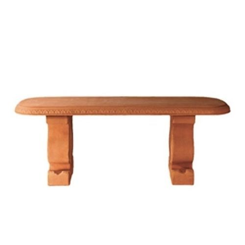 Traditional bench - AM13 - cestenoli srl - terracotta / without backrest / without armrests