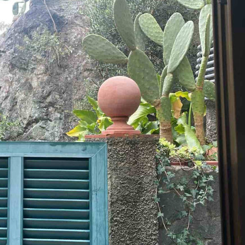Terracotta sculpture - Sfera  - cestenoli srl - outdoor / handmade / Made in Italy
