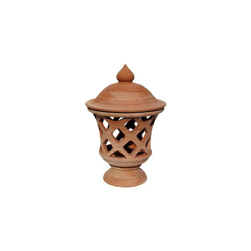 Traditional lantern - rete  - cestenoli srl - terracotta / garden / handmade