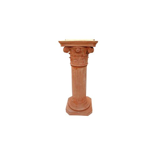 Traditional pedestal - Corinzia  - cestenoli srl - terracotta / for sculpture