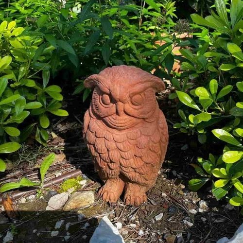 Terracotta sculpture - Gufo  - cestenoli srl - outdoor / handmade / garden