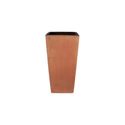 Terracotta plant pot - Liscio Impruneta - cestenoli srl - square / home