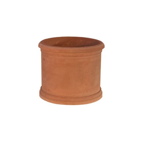 Terracotta flower pot - Liscio - cestenoli srl - cylindrical / home