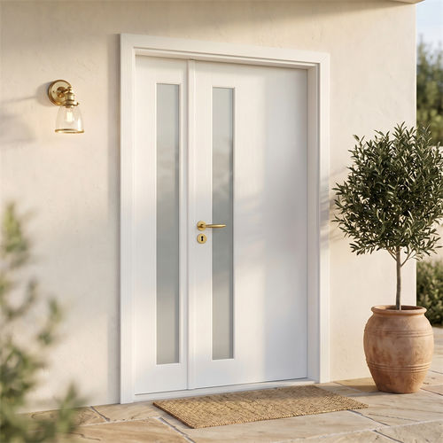 Entry door - DFD-EE-06 - Dief Flooring - wooden / swing / contemporary