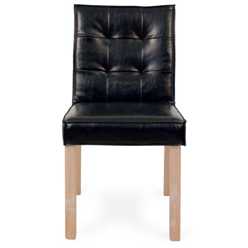 Chesterfield chair - 911555-NEG - BAMBO BLAU - indoor / outdoor / leather