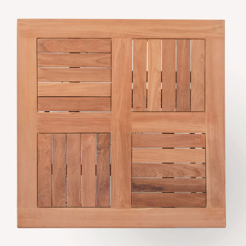 Teak table top - 940103 - BAMBO BLAU - heat-resistant / wear-resistant / weatherproof