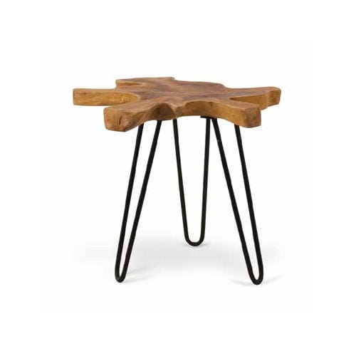Contemporary side table - 933072 - BAMBO BLAU - wooden / metal base / 3-legged