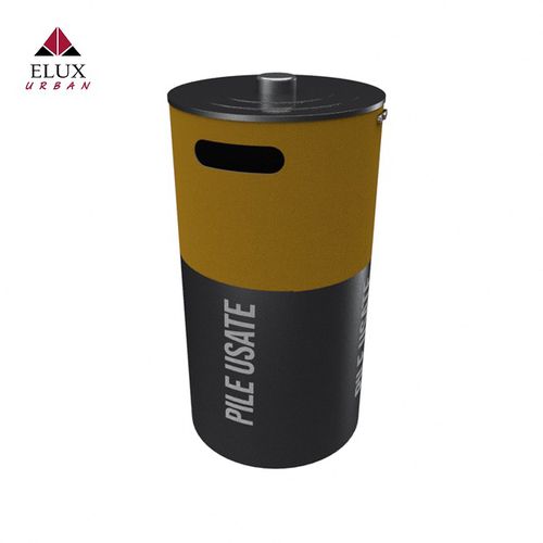 Public trash can - RUP PILE 350 - Elux srl - recycling / self-supporting / galvanised steel