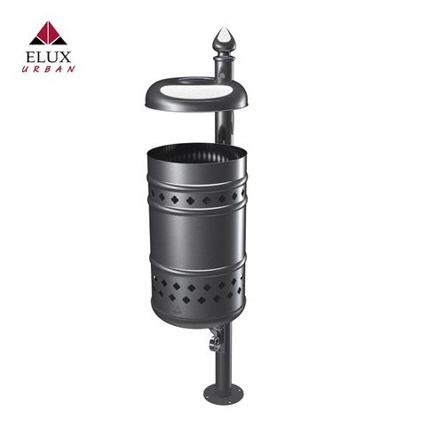 Public trash can - LIGURIA 608 - Elux srl - recycling / floor-standing / galvanised steel